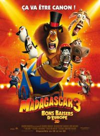 Jaquette du film Madagascar 3, Bons Baisers D’Europe
